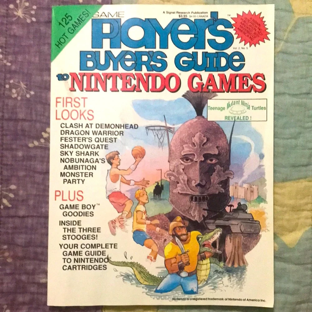 Vintage 1989 Game Player’s Strategy Guide to Nintendo Games : Vol. 2, No. 5
